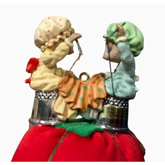 Enesco 1990 You're Sew Special Ornament First In Best Friends Series Limited Edi - Picture 8 of 16